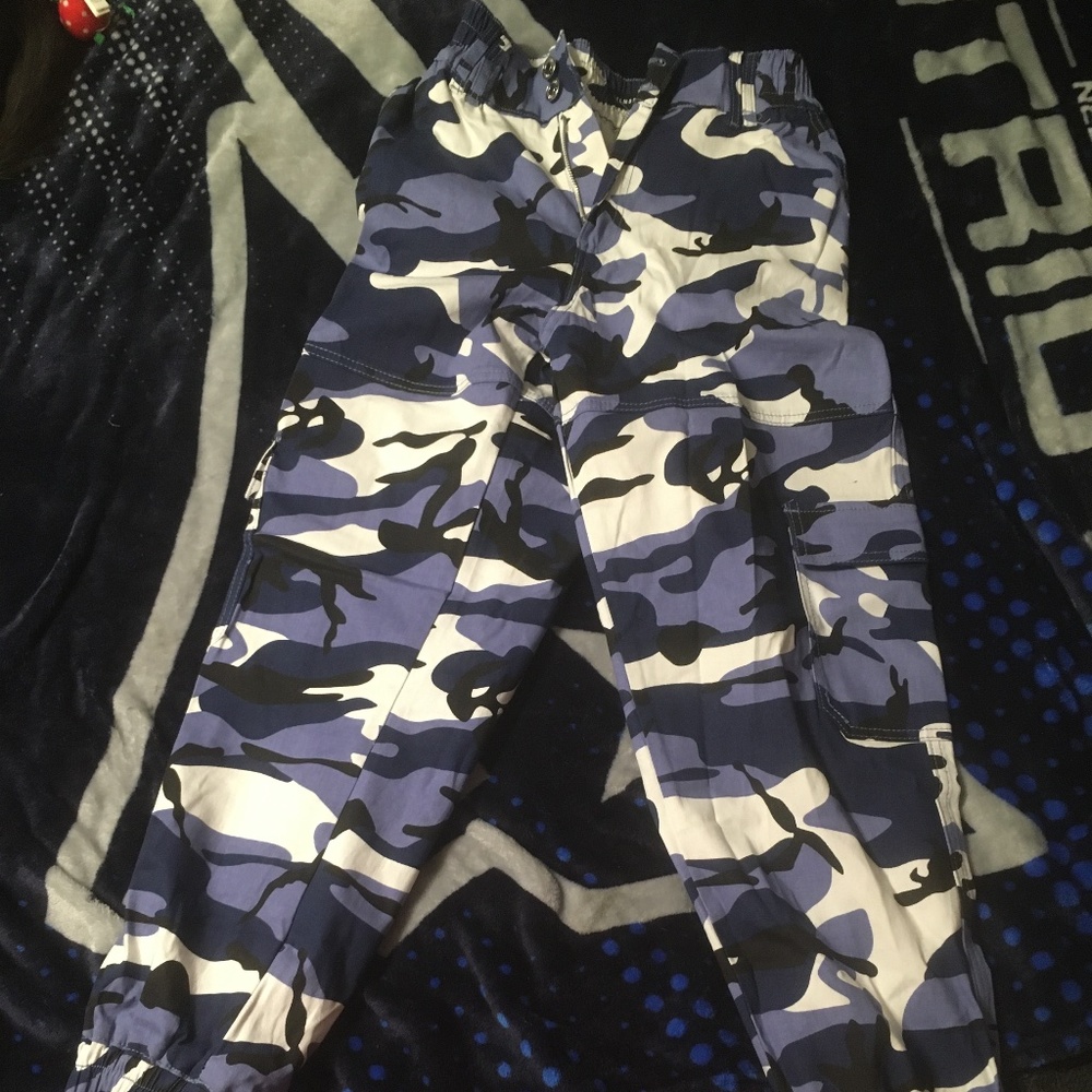 New blue CAMO pants